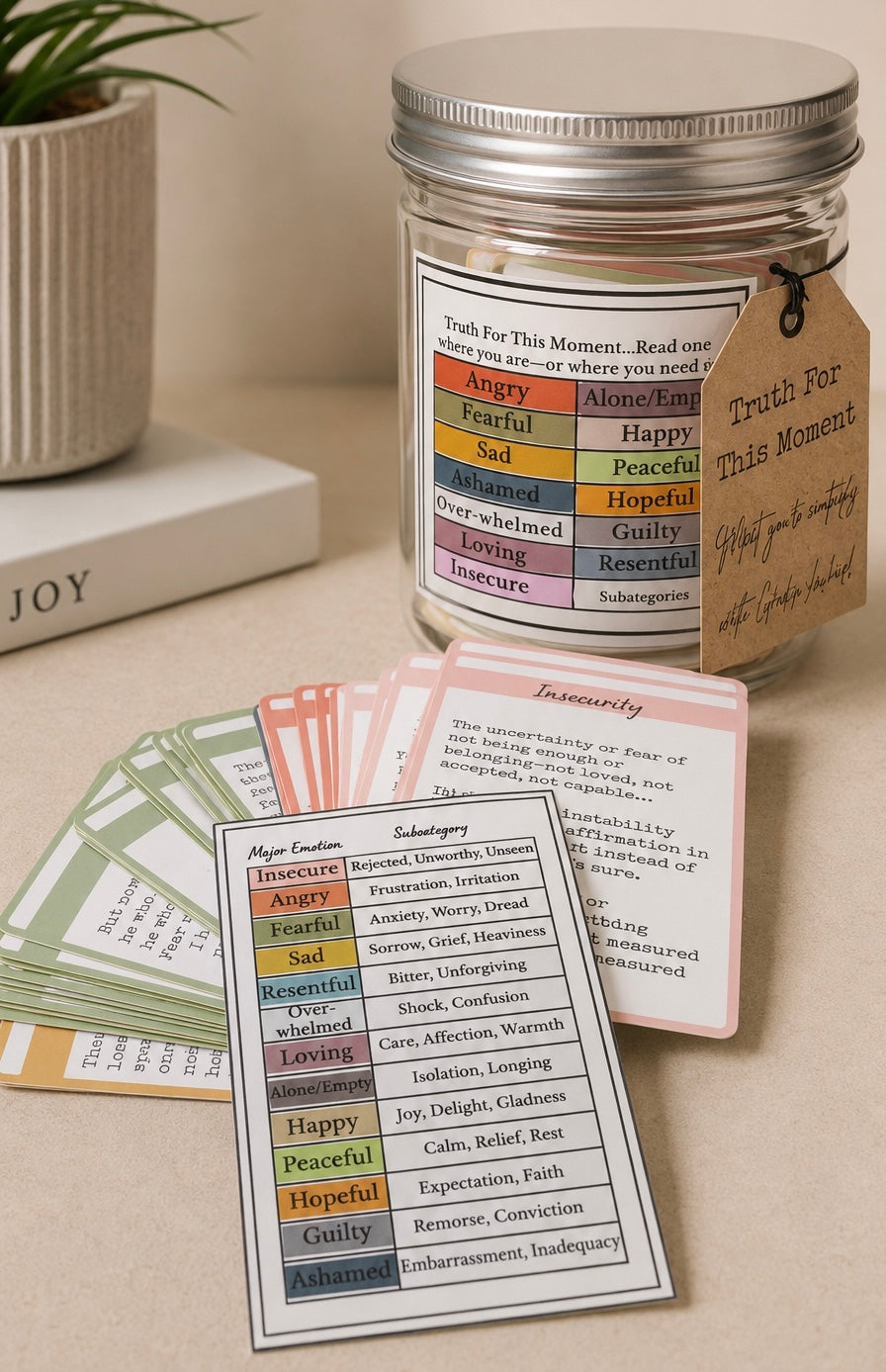 Truth for This Moment Verse Cards Jar