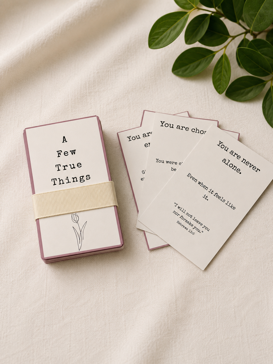 A Few True Things Verse Cards