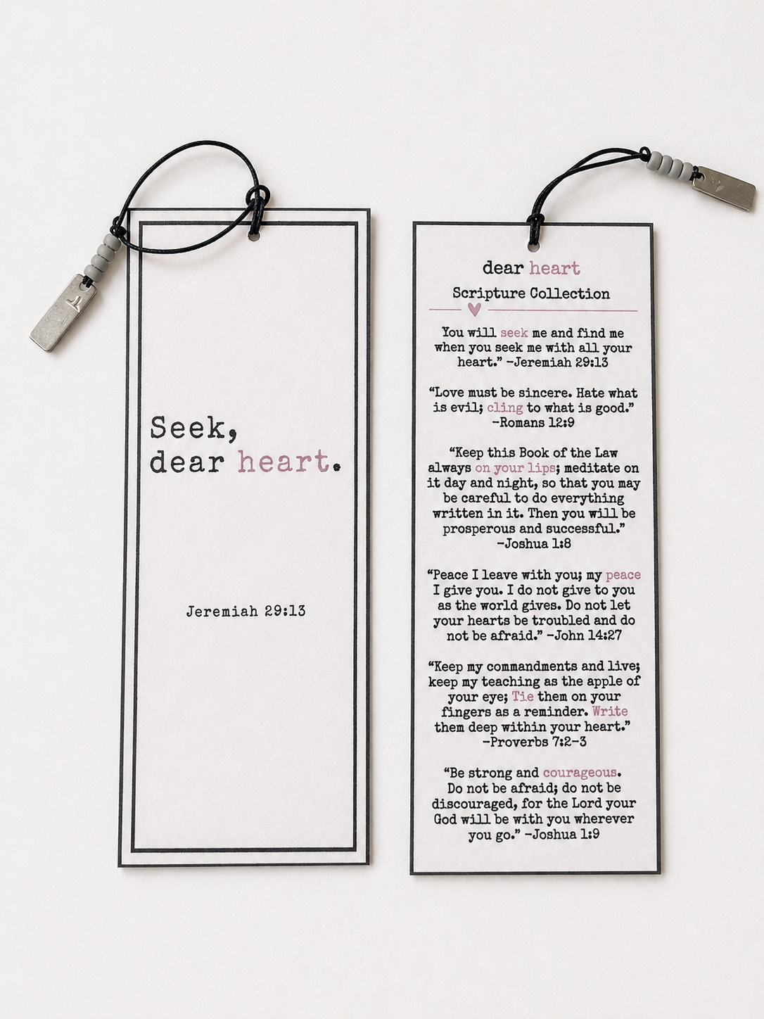 Dear Heart Verse Card Set