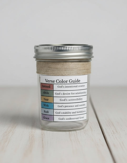 Bible Verse Jar-42 Verse Cards + Summaries-Dig Deeper Into God’s Word