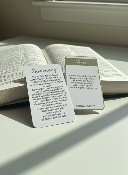 Bible Verse Jar-Verses + Summaries