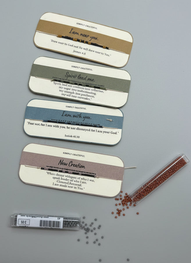 Custom Scripture Morse Code Bracelet