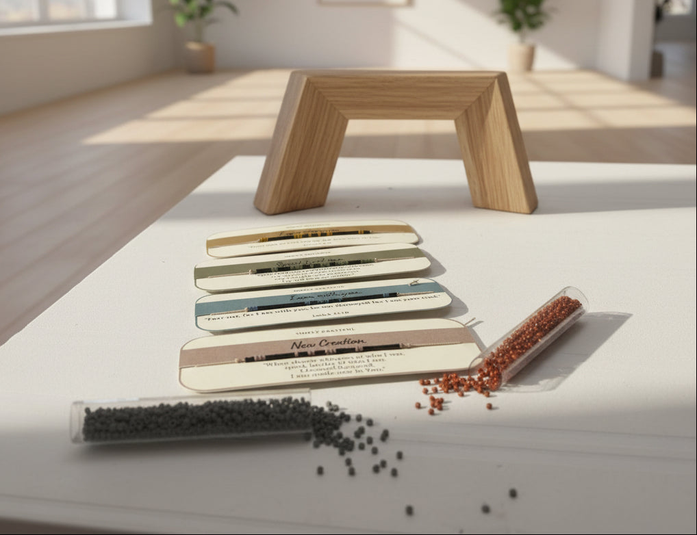 Custom Scripture Morse Code Bracelet