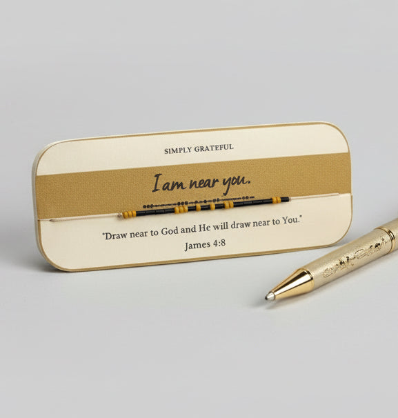 Custom Scripture Morse Code Bracelet