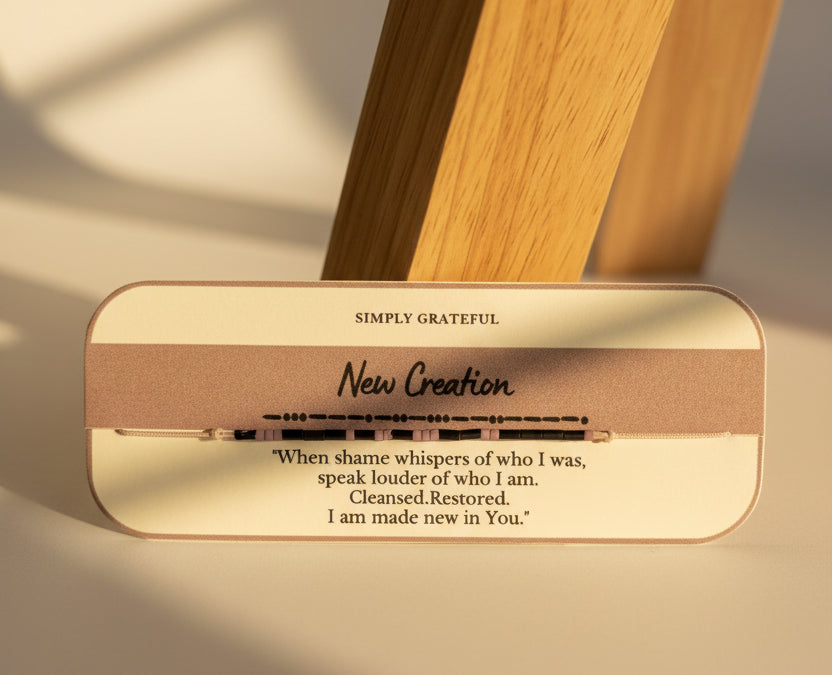 Custom Scripture Morse Code Bracelet