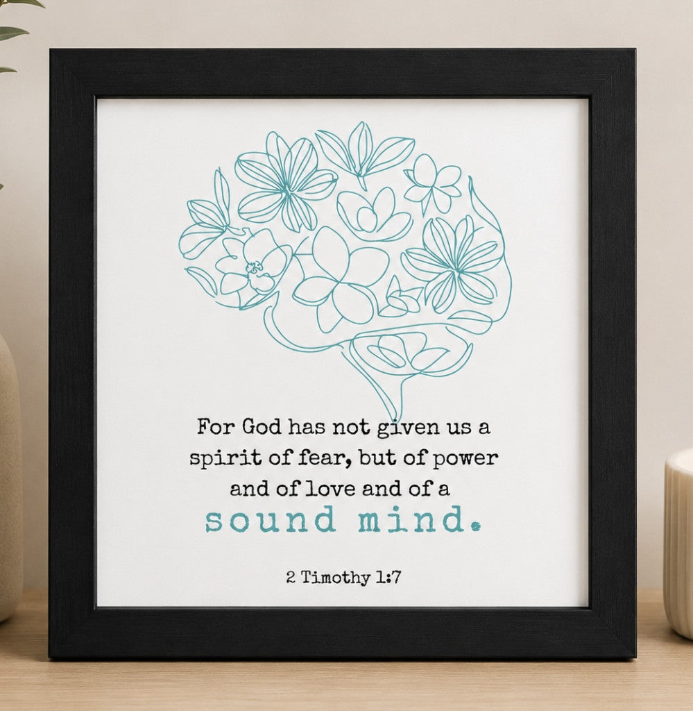Framed 4x4 Scripture Prints