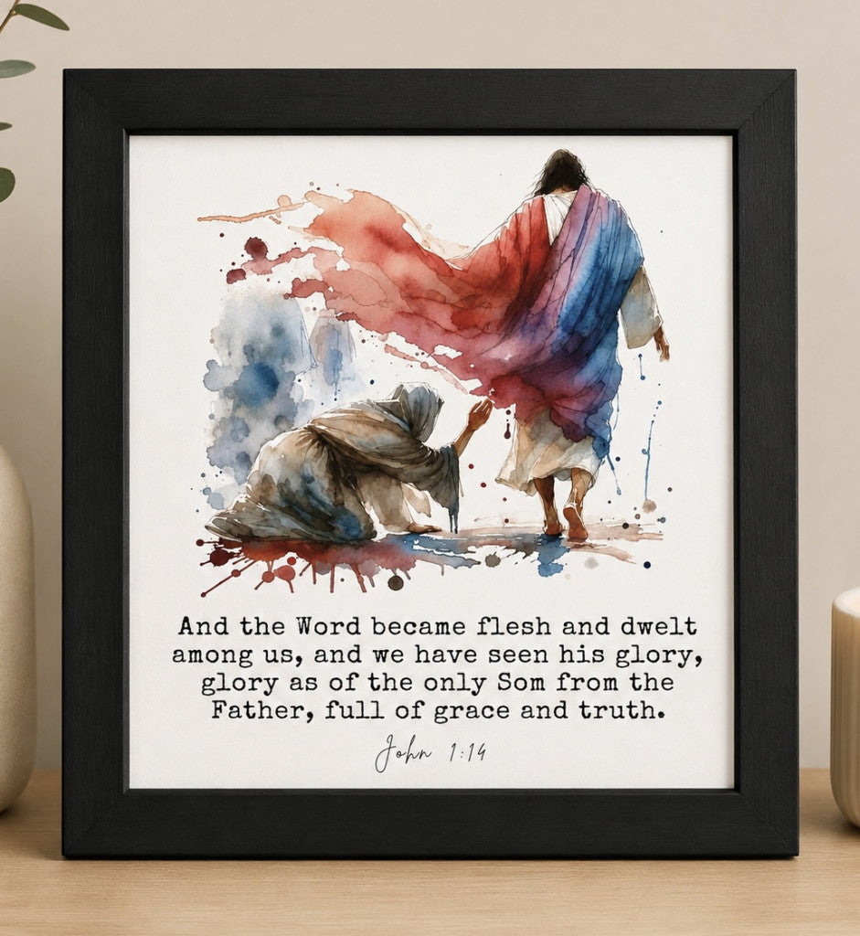 Framed 4x4 Scripture Prints