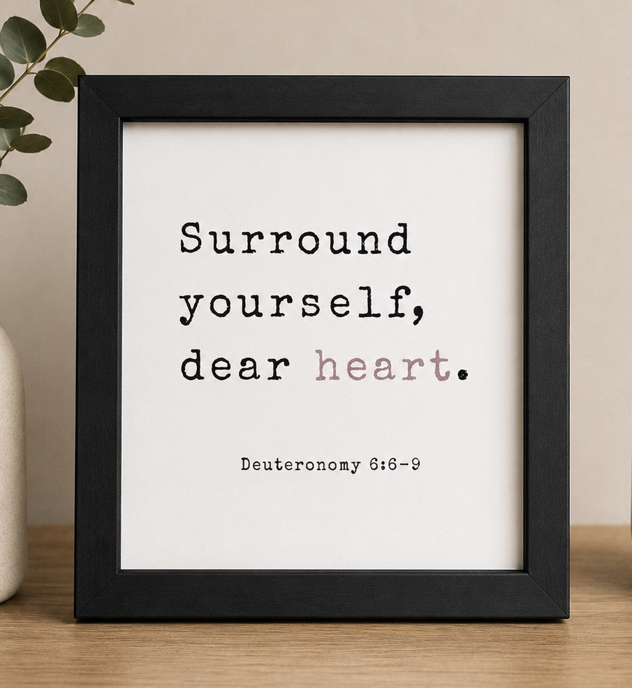 Framed 4x4 Scripture Prints