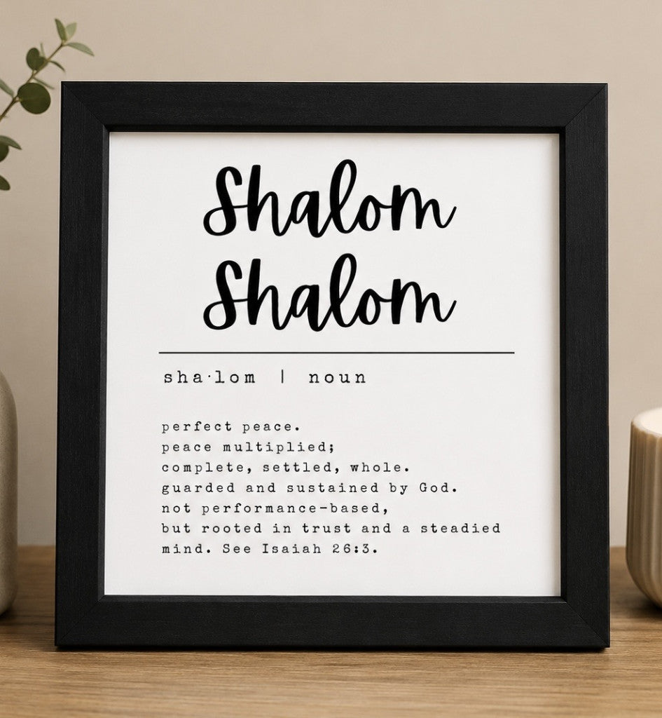 Framed 4x4 Scripture Prints