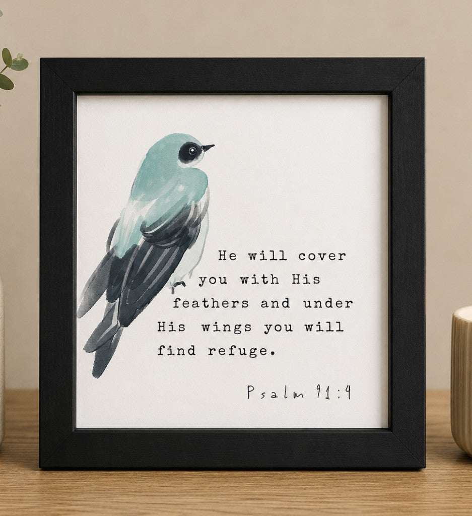 Framed 4x4 Scripture Prints