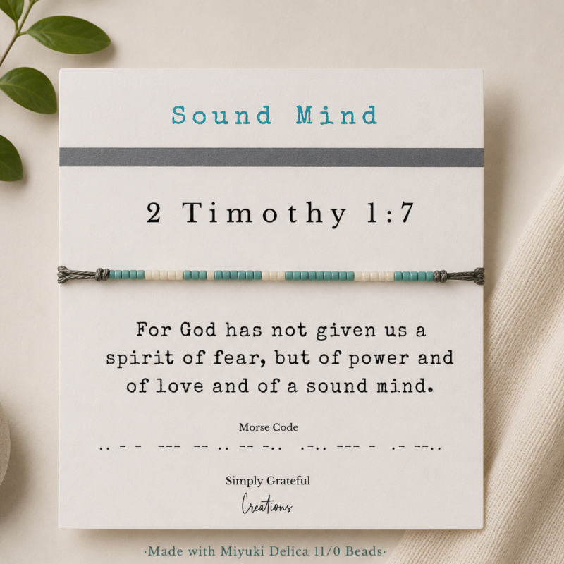 Morse Code Scripture Bracelets