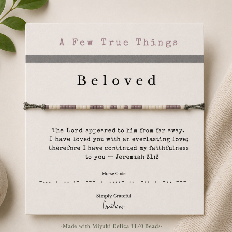 Morse Code Scripture Bracelets
